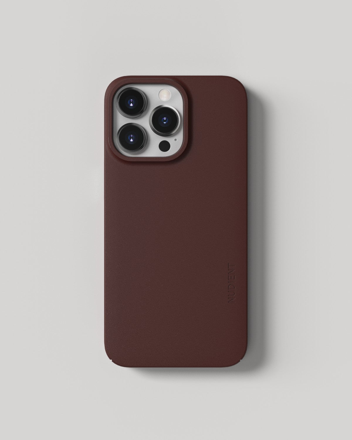 Thin Case Burgundy Red iPhone 13 Pro – NUDIENT1