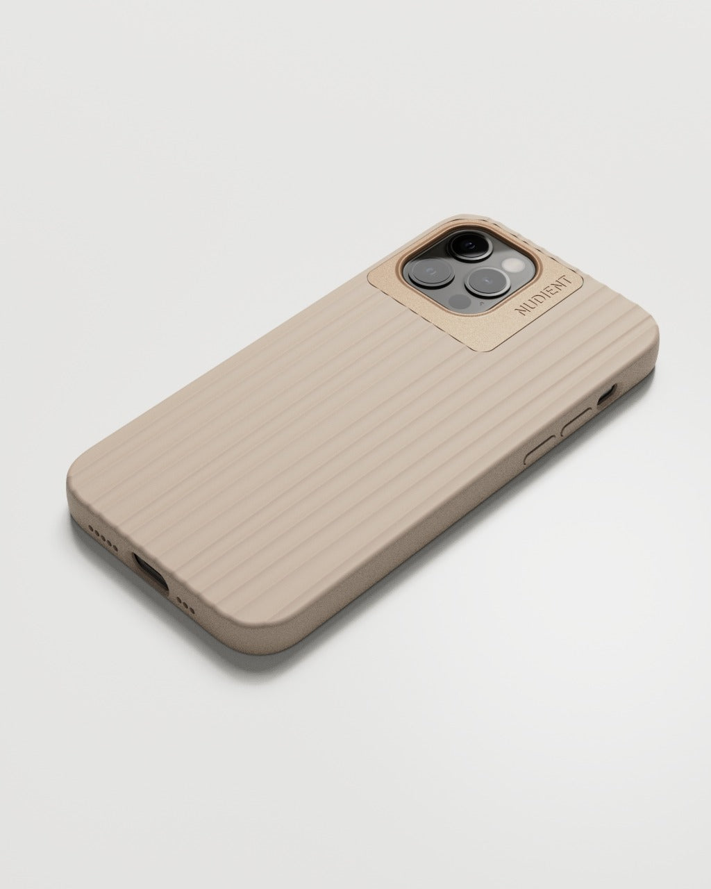 iPhoneアクセサリー NUDIENT Bold Case Linen Beige Bold Case - Linen Beige - iPhone 12 Pro – NUDIENT