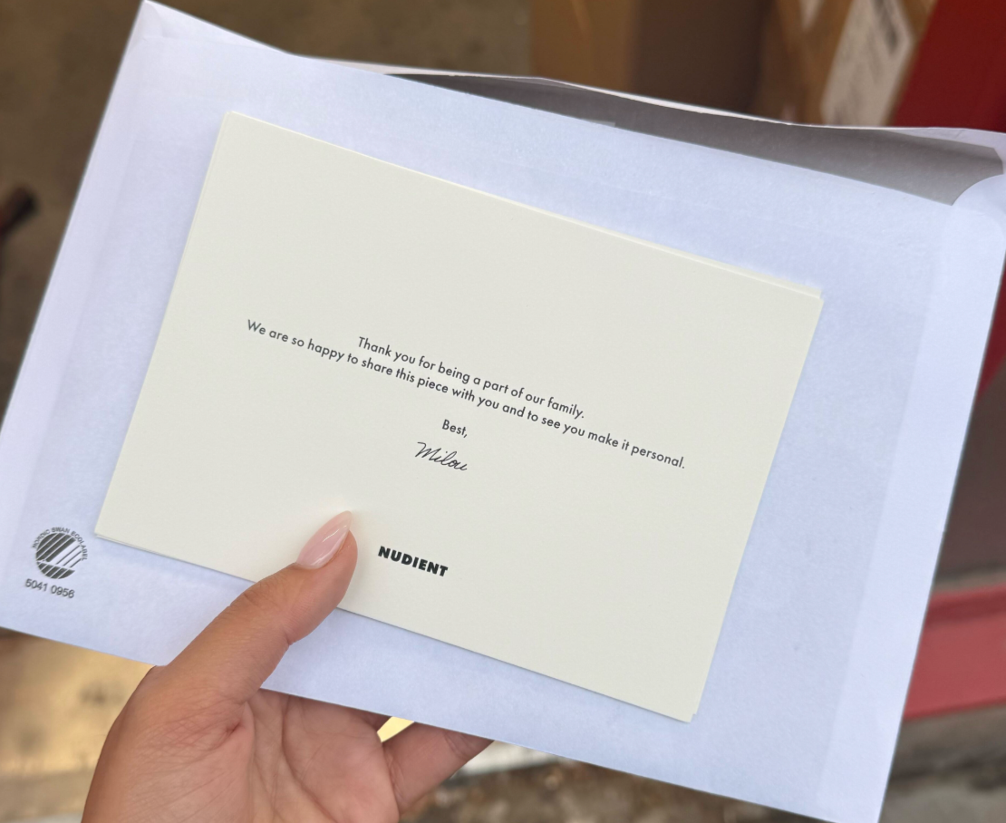 Phone Case Insert Card Influencer Thank you Edition