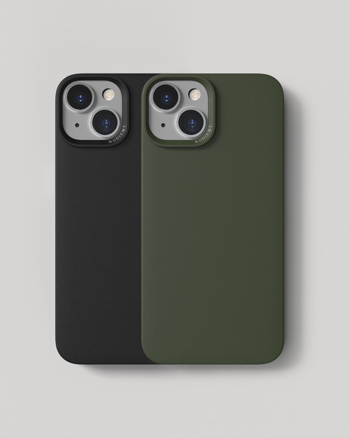 Thin Case - iPhone 14 - Ink Black & Pine Green