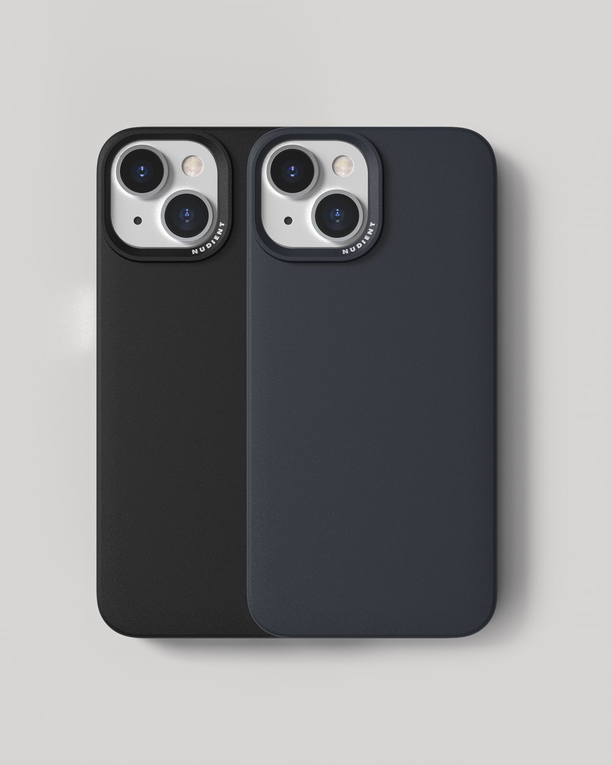 Thin Case - iPhone 15 - Ink Black & Midwinter Blue – NUDIENT