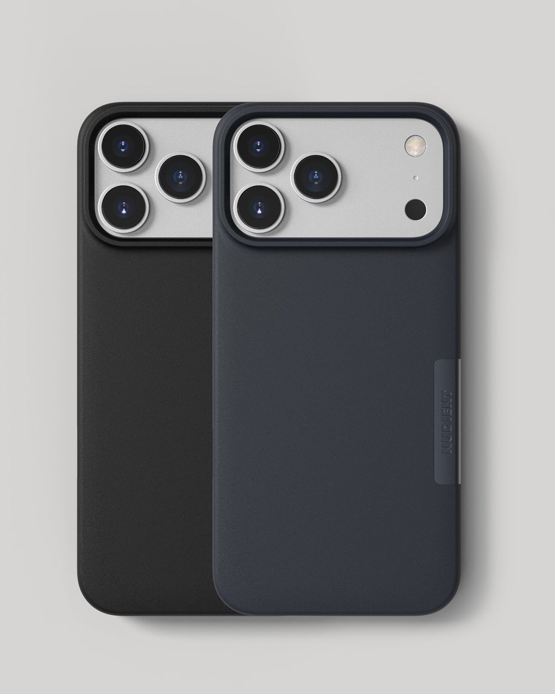 Thin Case - iPhone 17 Pro Max - Ink Black & Midwinter Blue – NUDIENT